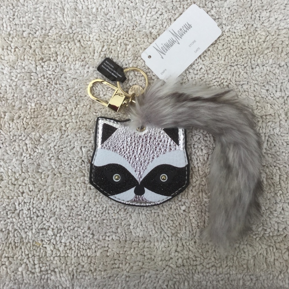 Adorable Raccoon Key Chain/Charm. New With Tags